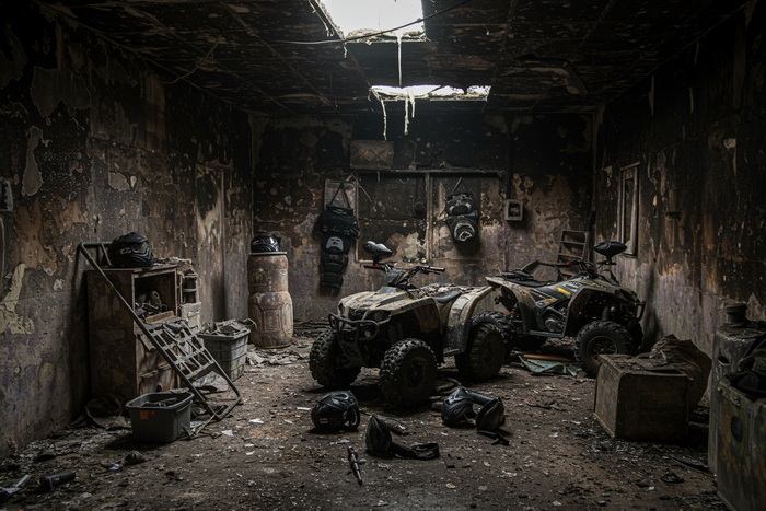 Пожар в пейнтбольном клубе. Оценка пострадавшего имущества